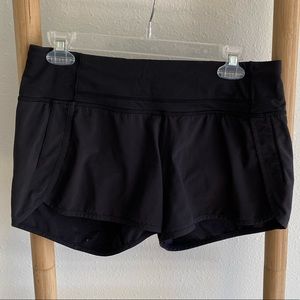 Lululemon Black Running Shorts 4” Inseam - Size 6